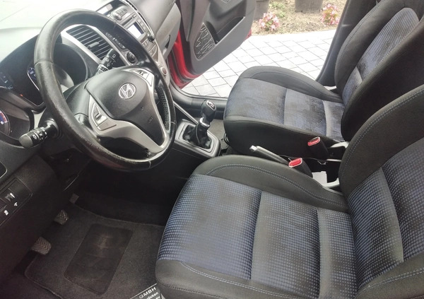 Hyundai ix20 cena 30900 przebieg: 160000, rok produkcji 2014 z Czyżew małe 466